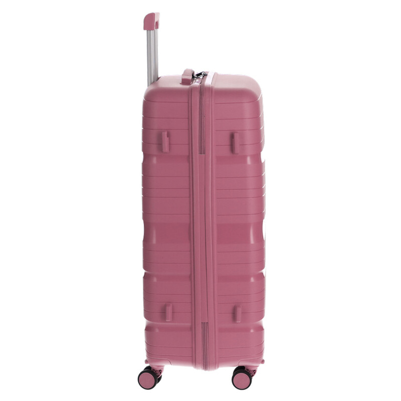 Utazóbőrönd, fáradt rózsaszín