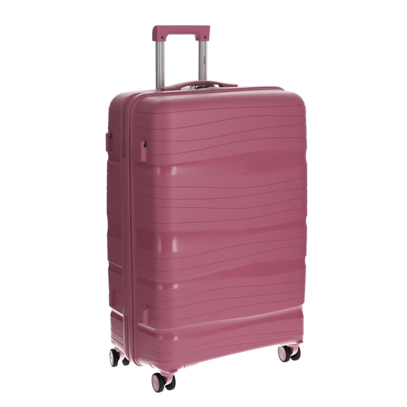 Utazóbőrönd, fáradt rózsaszín