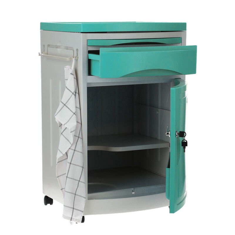 MEDIK műanyag éjjeliszekrény, mentazöld