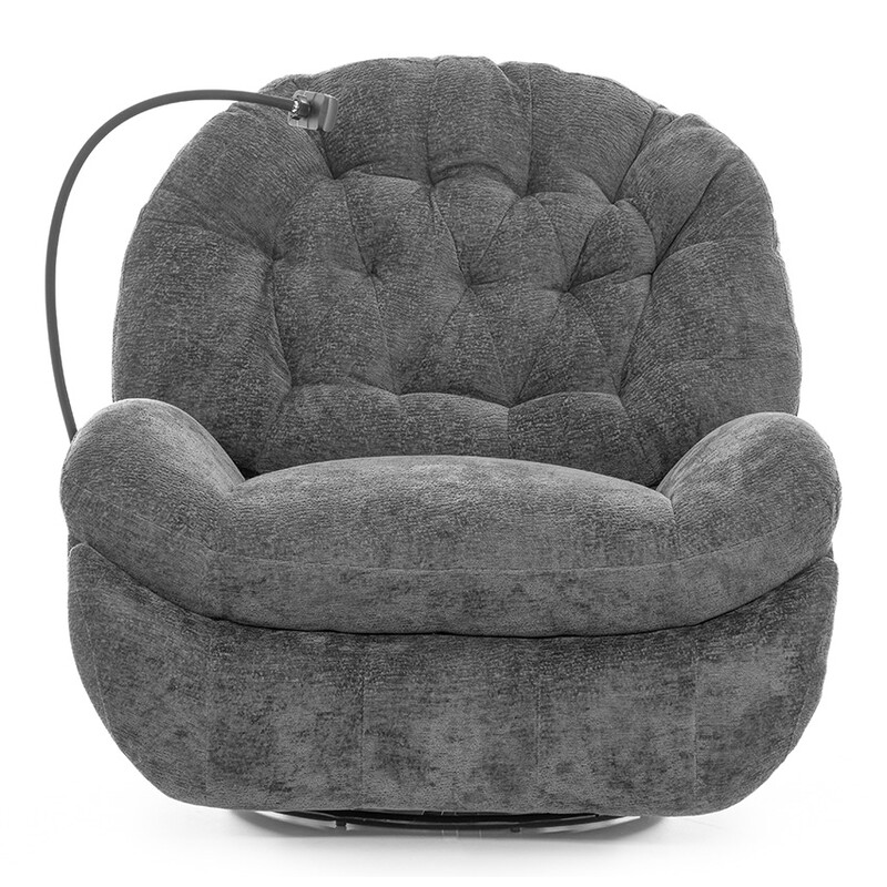 Stílusos relaxációs állítható fotel TRENDY, antracit