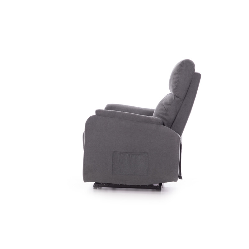 COMFORT relaxációs, dönthető fotel masszázs- és fűtésfunkcióval, antracit színű