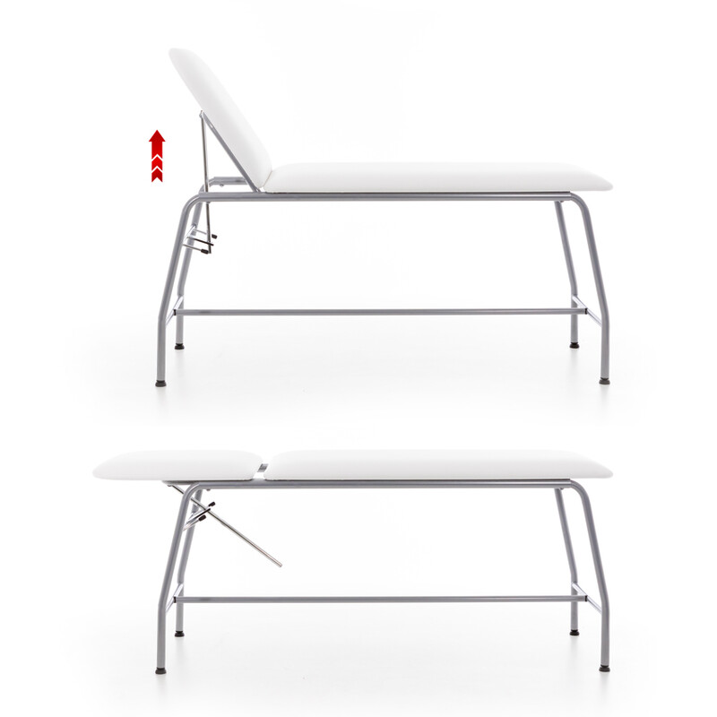 Vizsgálóágy, fehér színű