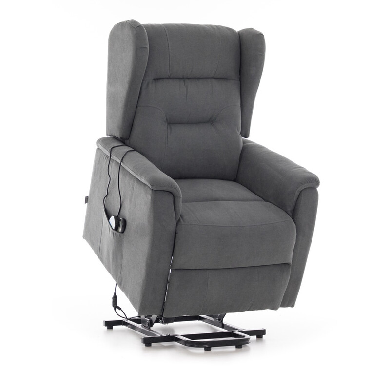 COMFORT+ dönthető masszázsfotel, antracit szövet