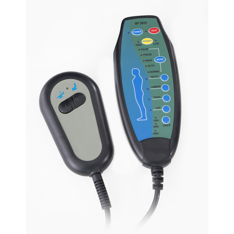 COMFORT+ dönthető masszázsfotel, antracit szövet