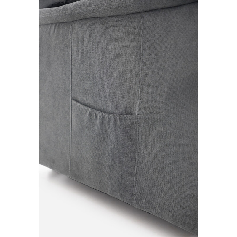 COMFORT+ dönthető masszázsfotel, antracit szövet