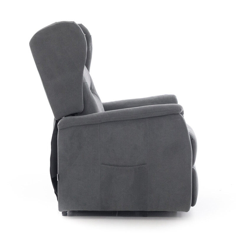 COMFORT+ dönthető masszázsfotel, antracit szövet