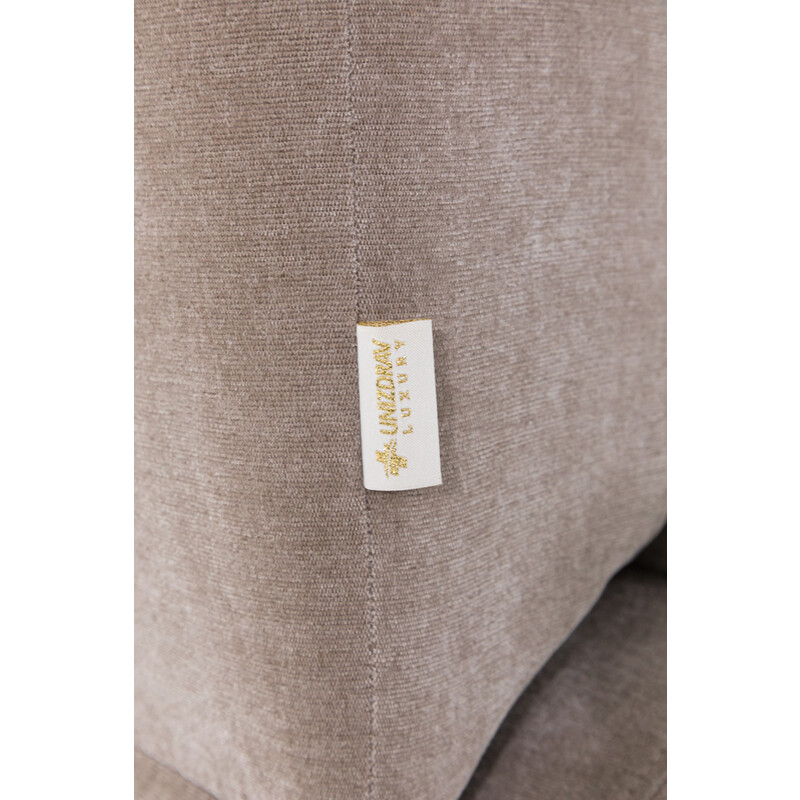 Relaxációs állítható fotel, sötétbézs szövet