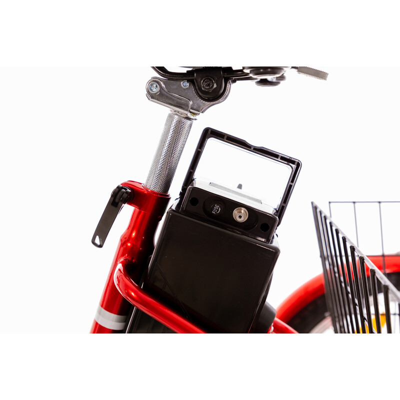 Háromkerekű elektromos kerékpár Tornádo ZTECH, piros