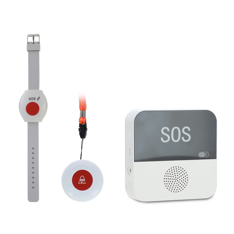 Segélyhívó szett riasztóval és mobilalkalmazással