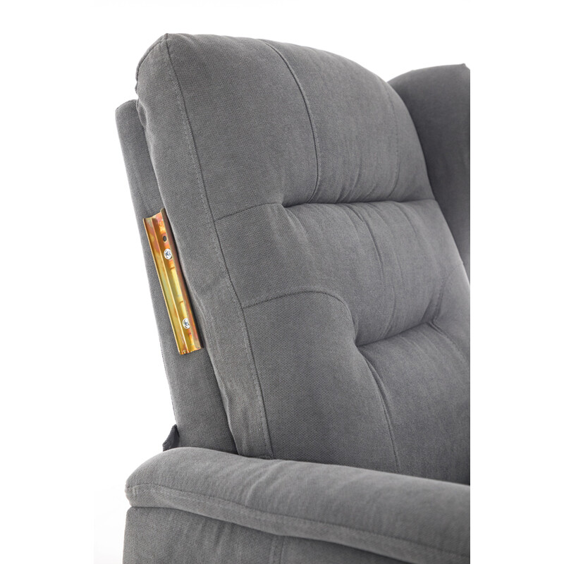 COMFORT relaxációs, dönthető füles fotel masszázs- és fűtésfunkcióval, antracit szövet