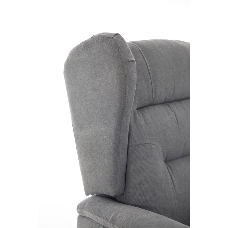 COMFORT relaxációs, dönthető füles fotel masszázs- és fűtésfunkcióval, antracit szövet