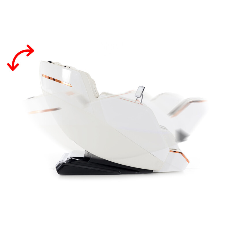 Elektromos masszázsfotel Prestige 3D MASSAGER ionizátorral, fehér (Használt darab)