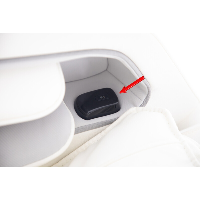 Elektromos masszázsfotel Prestige 3D MASSAGER ionizátorral, fehér (Használt darab)