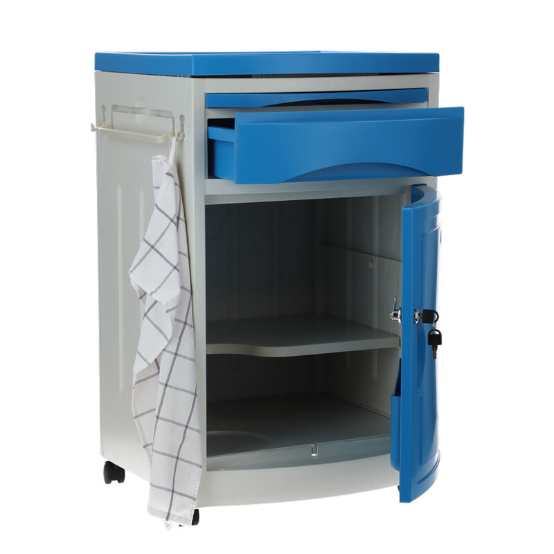 Éjjeliszekrény MEDIK műanyag, kék (Kiállított darab)