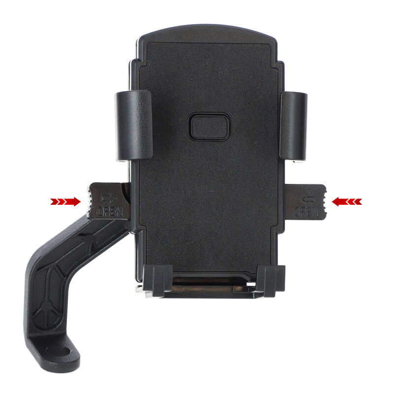 Műanyag mobiltelefon-tartó robogóra