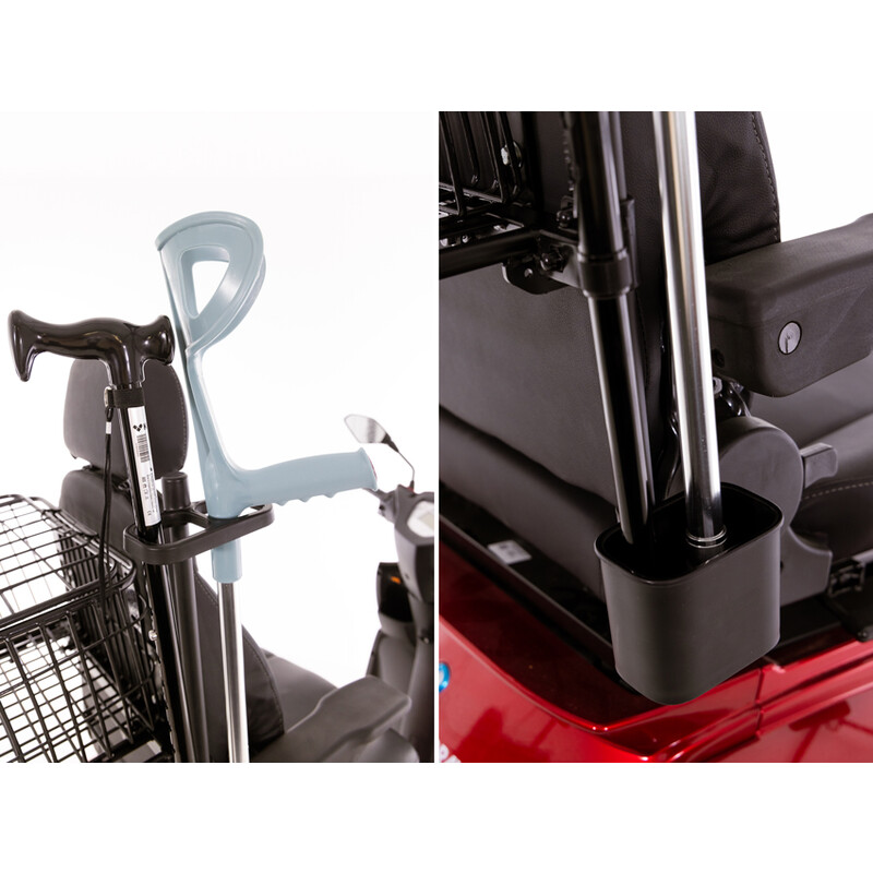 Mankó- és sétabottartó elektromos robogókhoz