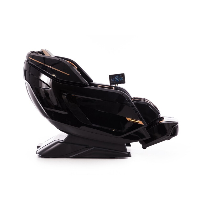 LUX 4D MASSAGER elektromos masszázsfotel, fekete-arany (Újszerű darab)