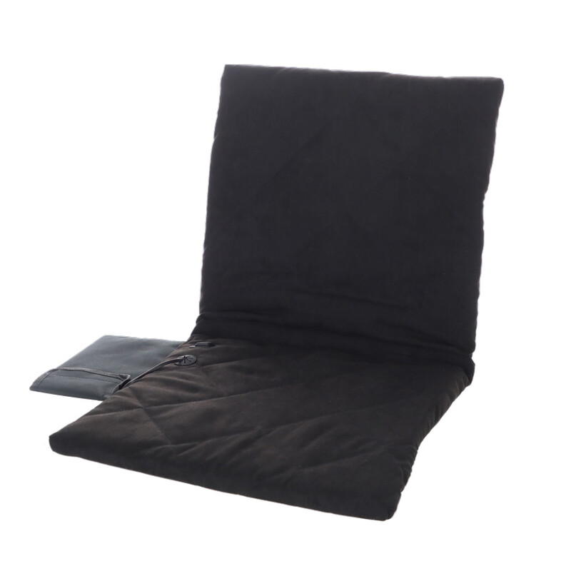 Hordozható melegítőpárna háttámlával