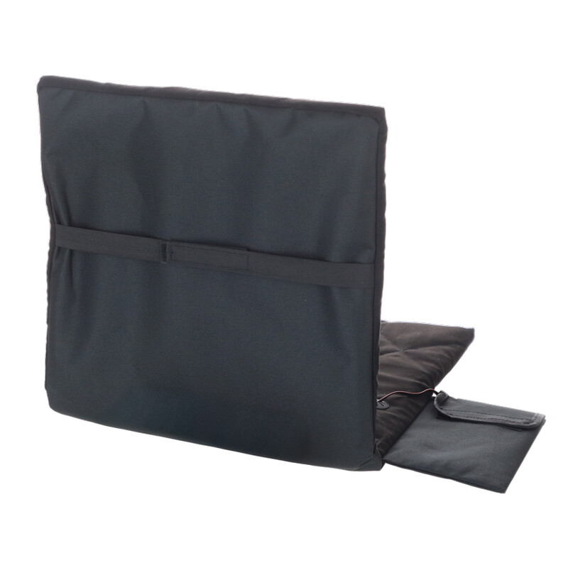 Hordozható melegítőpárna háttámlával