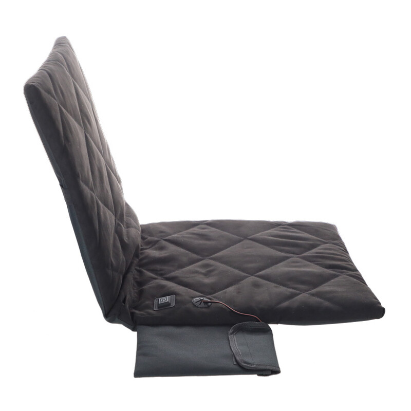 Hordozható melegítőpárna háttámlával