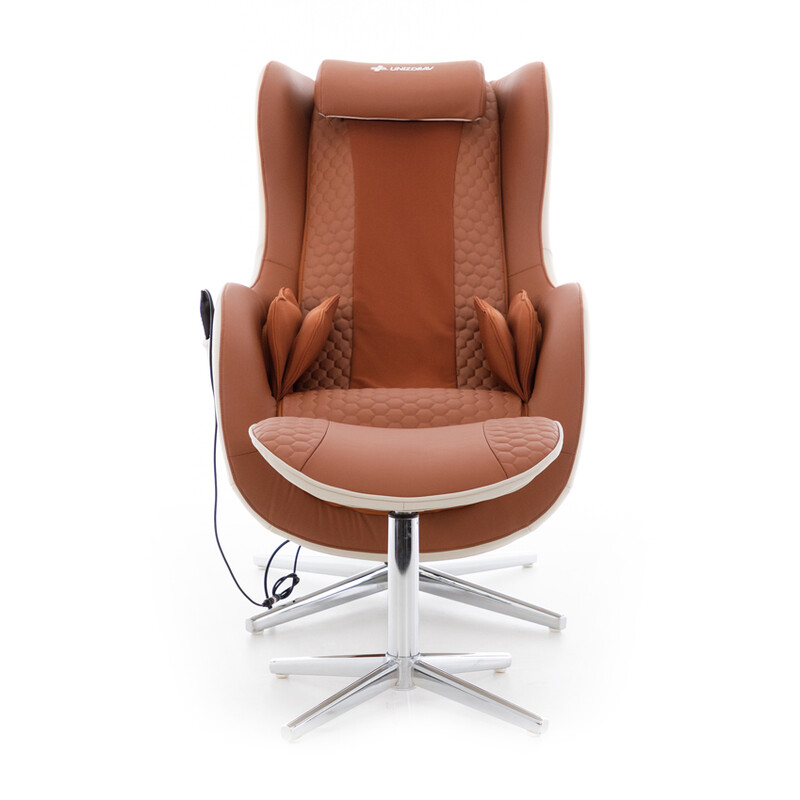 Elektromos masszázsfotel Zafír Relax, téglavörös színű (Használt darab)