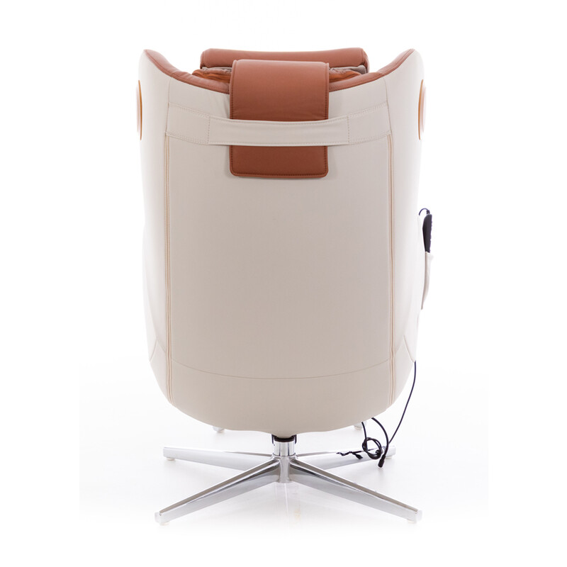 Elektromos masszázsfotel Zafír Relax, téglavörös színű (Használt darab)