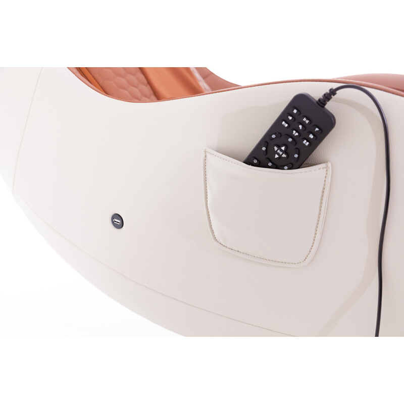 Elektromos masszázsfotel Zafír Relax, téglavörös színű (Használt darab)