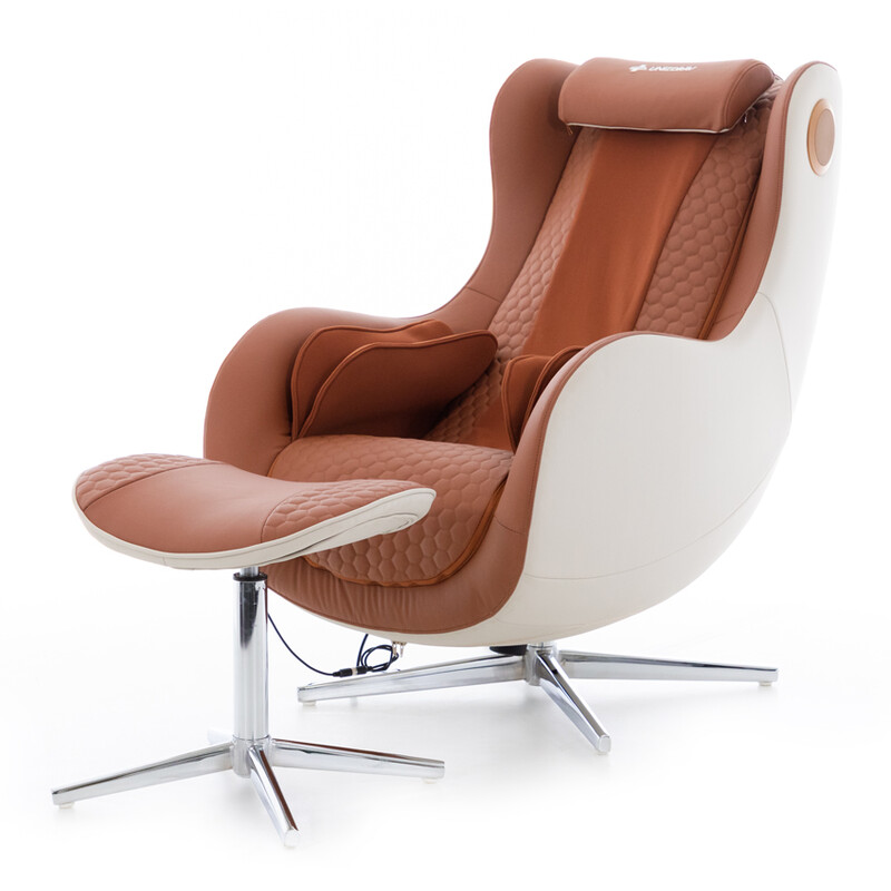 Elektromos masszázsfotel Zafír Relax, téglavörös színű (Használt darab)