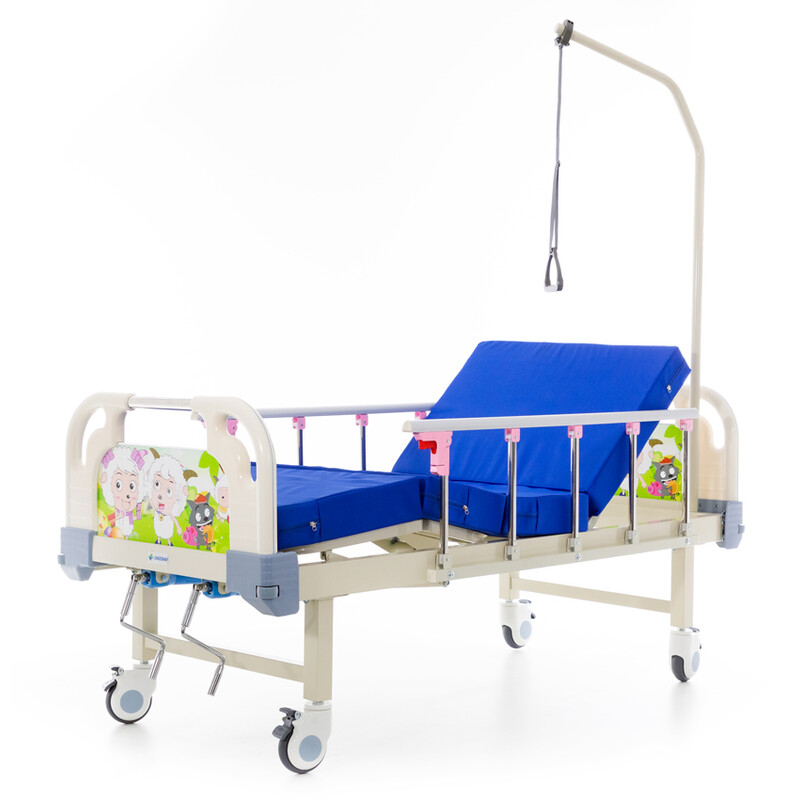 UNIZDRAV mechanikus pozicionáló ágy matraccal gyerekeknek