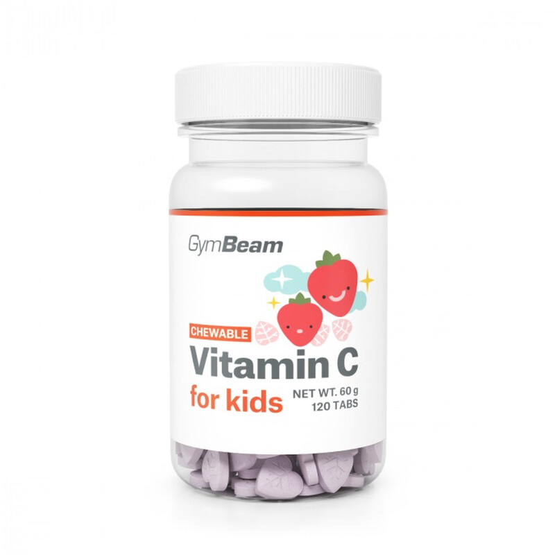C-vitamin gyermekeknek GymBeam, 120 tabletta
