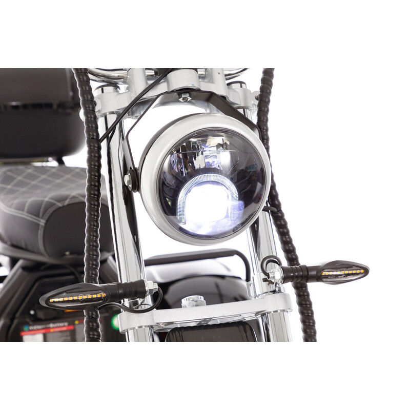 Elektromos Chopper UNIZDRAV PRO háromkerekű - erős 2000 W-os motor (Használt darab)