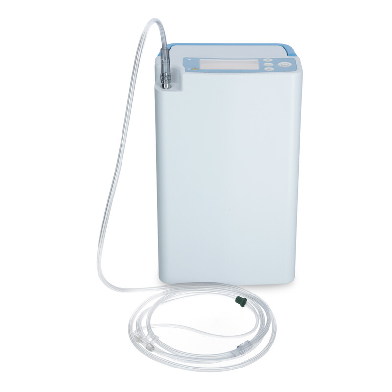 Hordozható oxigénkoncentrátor Venus 6 külső akkumulátorral és orrkanüllel