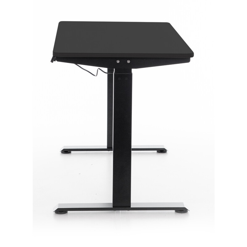 UNIZDRAV állítható magasságú íróasztal 120x60 cm, fekete
