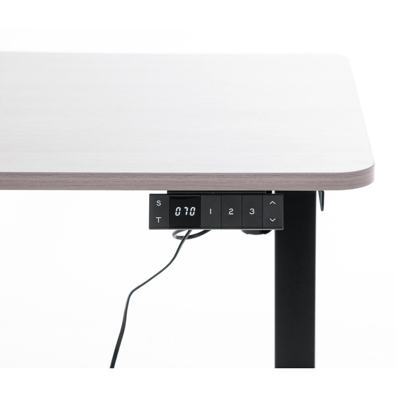 UNIZDRAV állítható magasságú íróasztal 120x60 cm, szürke