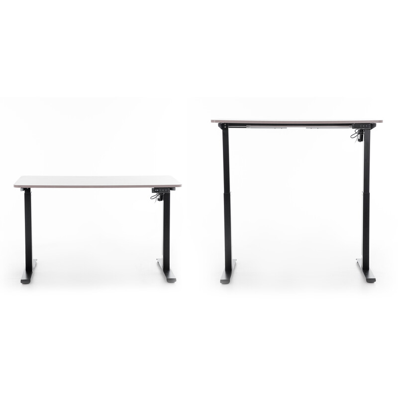 UNIZDRAV állítható magasságú íróasztal 120x60 cm, szürke