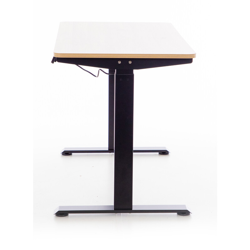 UNIZDRAV állítható magasságú íróasztal 120x60 cm, barna tölgyfa