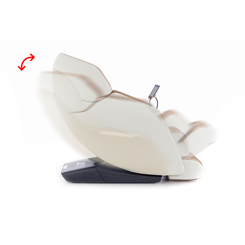 RelaxPro 3D MASSAGER elektromos masszázsfotel, fehér-barna (Használt darab)