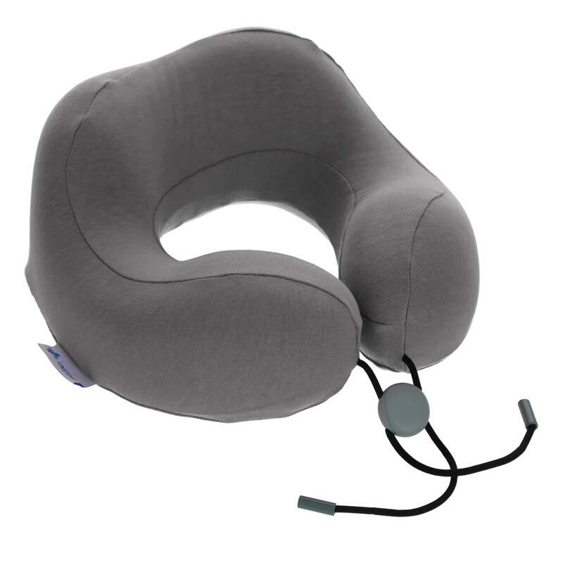 Ergonomikus memóriahabos utazópárna, antracit
