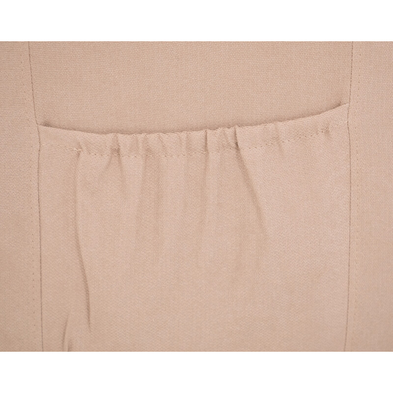 COMFORT relaxációs, dönthető füles fotel masszázs- és fűtésfunkcióval, bézs szövet (Használt darab)