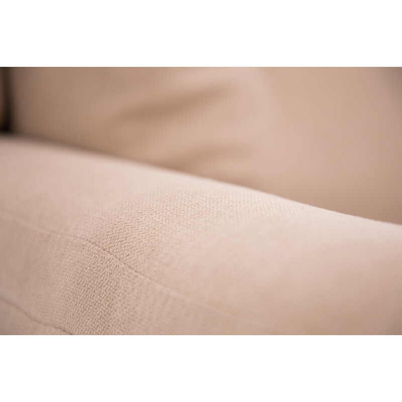 COMFORT relaxációs, dönthető füles fotel masszázs- és fűtésfunkcióval, bézs szövet (Használt darab)