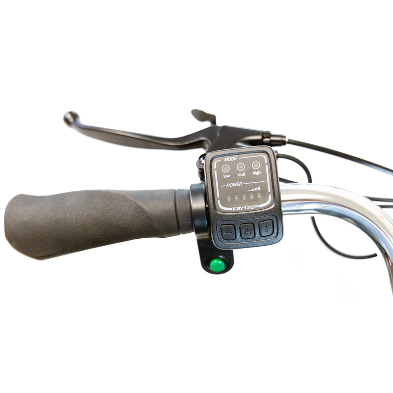 Háromkerekű elektromos kerékpár Tornado ZTECH, ezüst