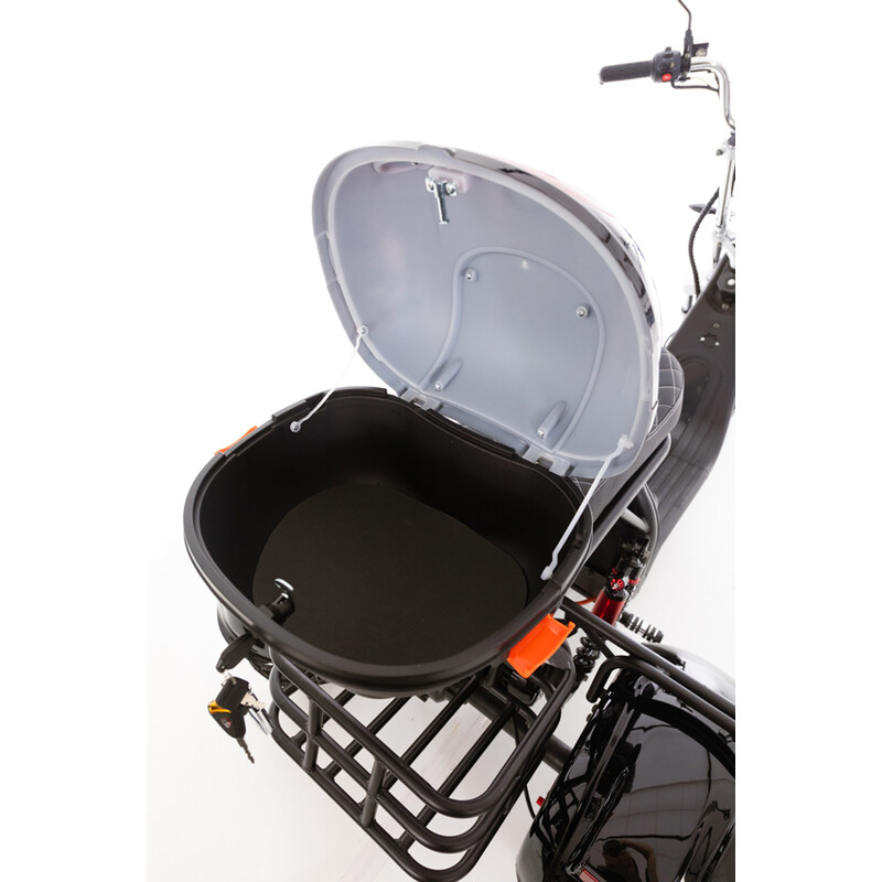 Elektromos Chopper UNIZDRAV PRO háromkerekű - erős 2000 W-os motor (Használt darab)