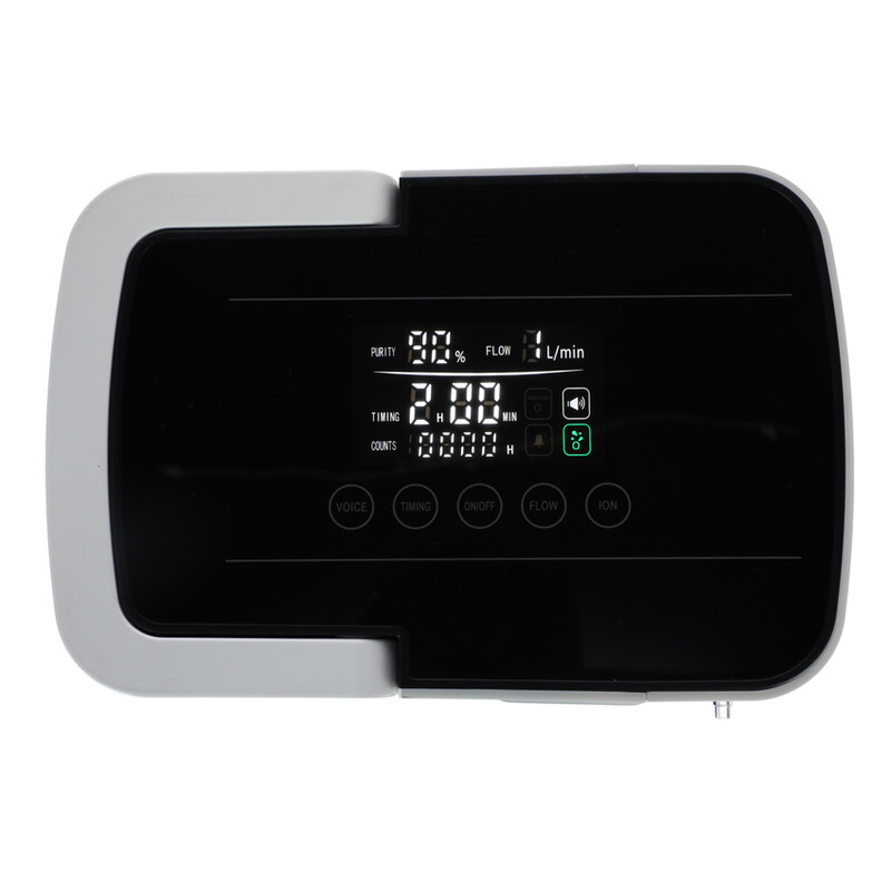 Oxigénkoncentrátor hangkimenettel UNIZDRAV, 7 l/perc, fehér (Használt darab)