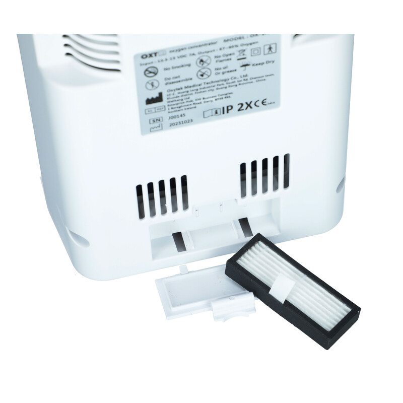 Hordozható oxigénkoncentrátor Venus 6 külső akkumulátorral és orrkanüllel (Használt darab)