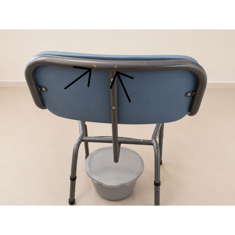 WC szék széles üléssel (Kiállított darab)