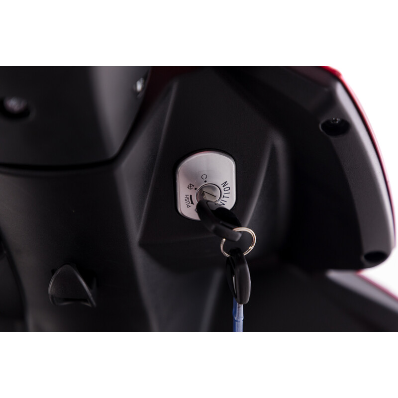 CHAMPION elektromos háromkerekű scooter - 1000 W-os motor, bordó (Használt darab)
