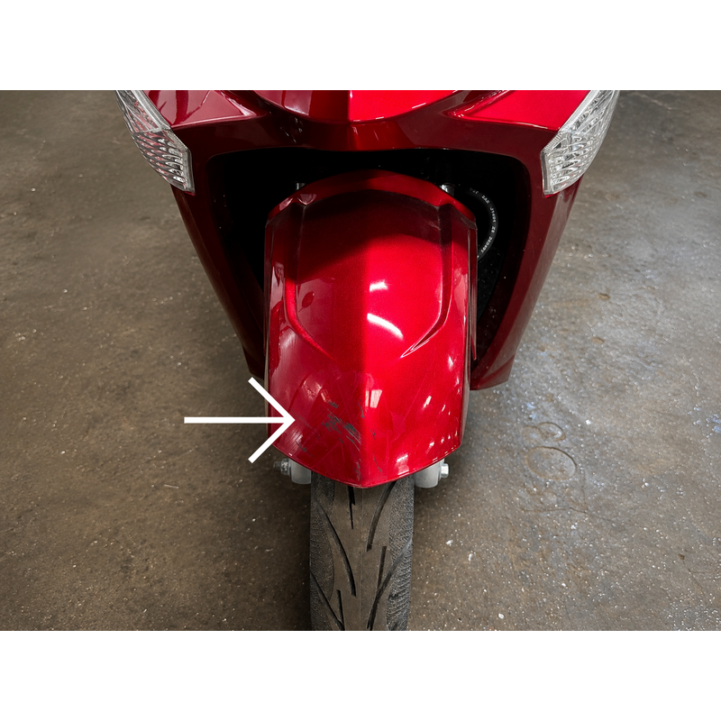 CHAMPION elektromos háromkerekű scooter - 1000 W-os motor, bordó (Használt darab)