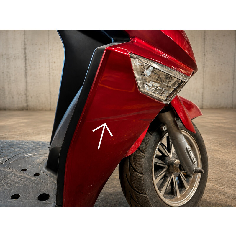 CHAMPION elektromos háromkerekű scooter - 1000 W-os motor, bordó (Használt darab)