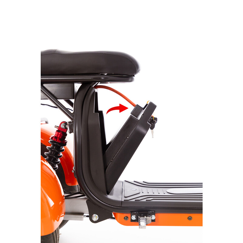Elektromos Chopper UNIZDRAV EasyRide, narancssárga