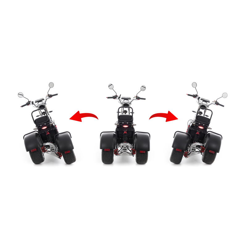 Elektromos Chopper UNIZDRAV EasyRide, fekete